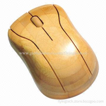 Newest style Eco-friendly green wireless bamboo mouse, wired, factory direct supply